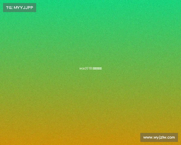 wca2018 世界电竞比赛